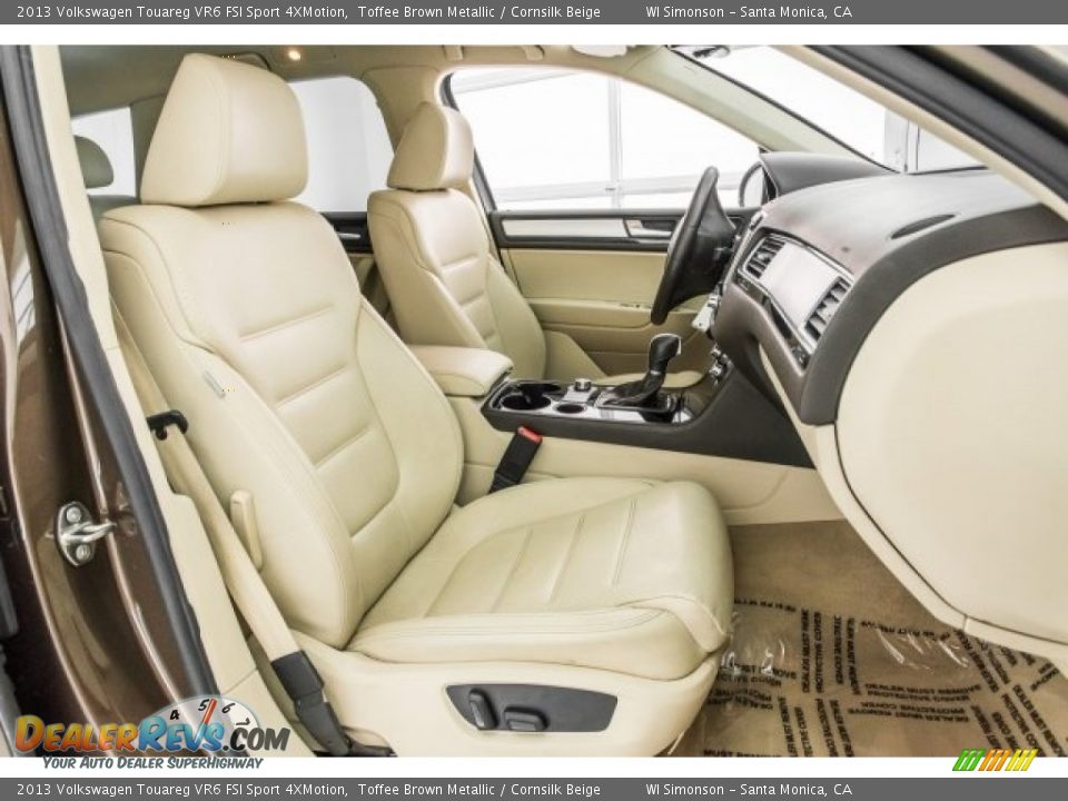 2013 Volkswagen Touareg VR6 FSI Sport 4XMotion Toffee Brown Metallic / Cornsilk Beige Photo #6