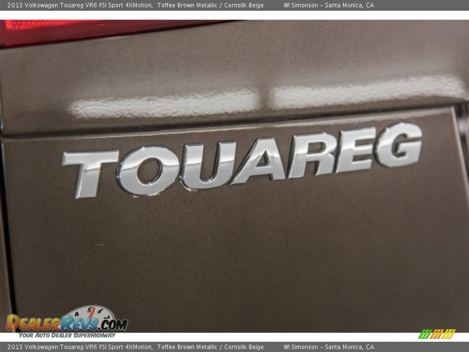 2013 Volkswagen Touareg VR6 FSI Sport 4XMotion Toffee Brown Metallic / Cornsilk Beige Photo #7