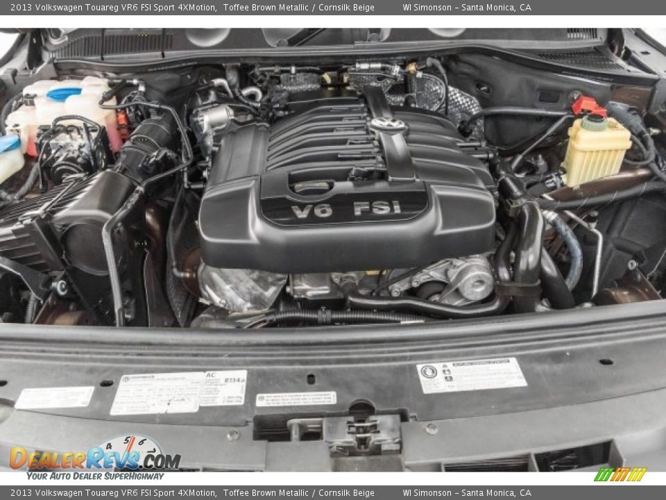 2013 Volkswagen Touareg VR6 FSI Sport 4XMotion Toffee Brown Metallic / Cornsilk Beige Photo #8