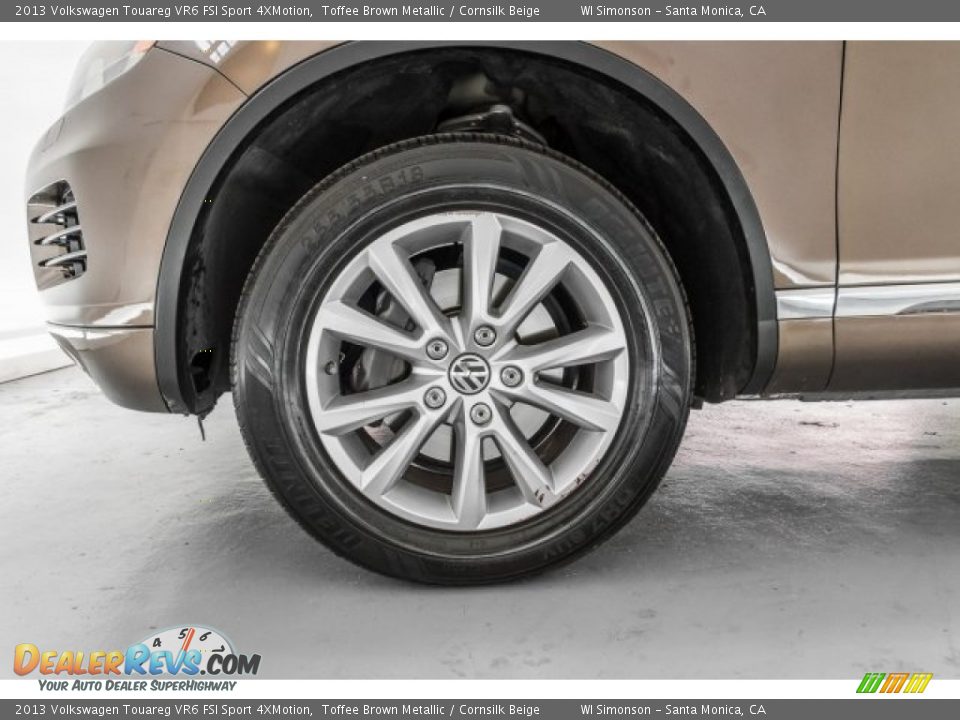 2013 Volkswagen Touareg VR6 FSI Sport 4XMotion Toffee Brown Metallic / Cornsilk Beige Photo #9