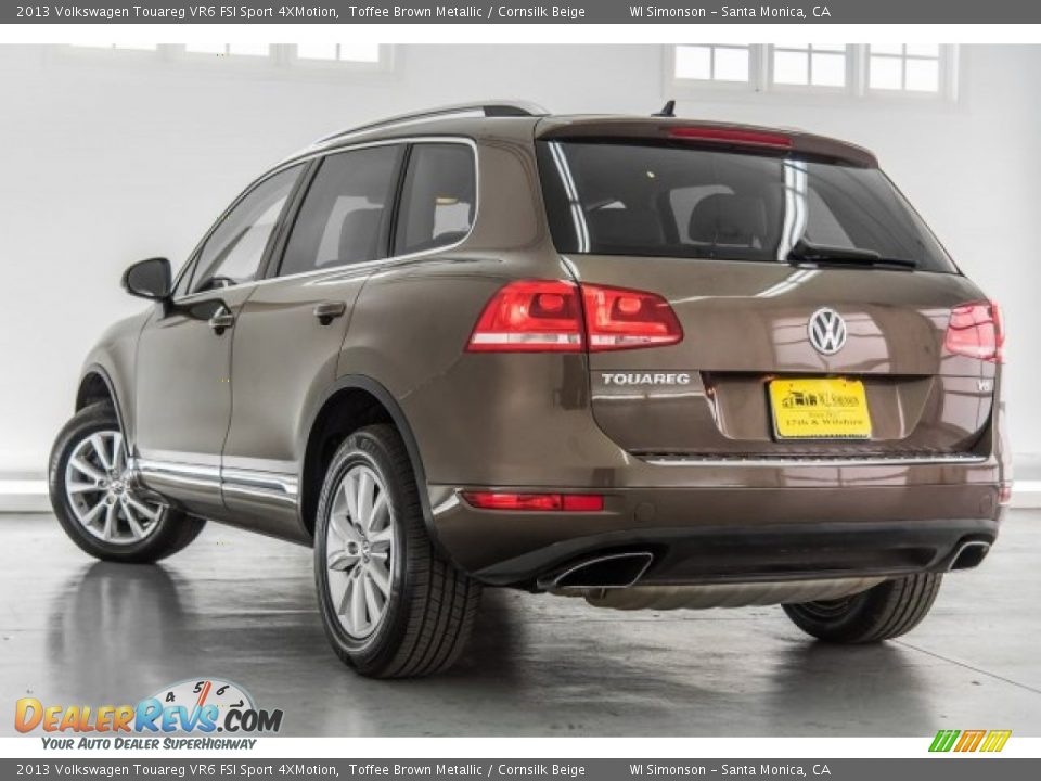 2013 Volkswagen Touareg VR6 FSI Sport 4XMotion Toffee Brown Metallic / Cornsilk Beige Photo #10