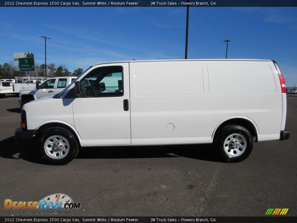 2012 Chevrolet Express 1500 Cargo Van Summit White / Medium Pewter Photo #2
