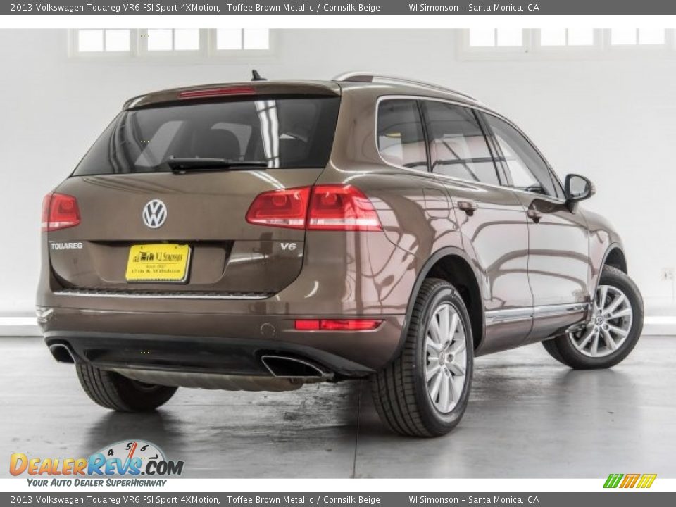 2013 Volkswagen Touareg VR6 FSI Sport 4XMotion Toffee Brown Metallic / Cornsilk Beige Photo #15