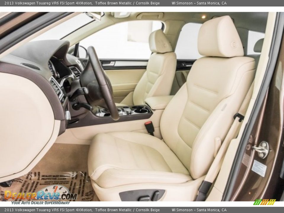 2013 Volkswagen Touareg VR6 FSI Sport 4XMotion Toffee Brown Metallic / Cornsilk Beige Photo #16