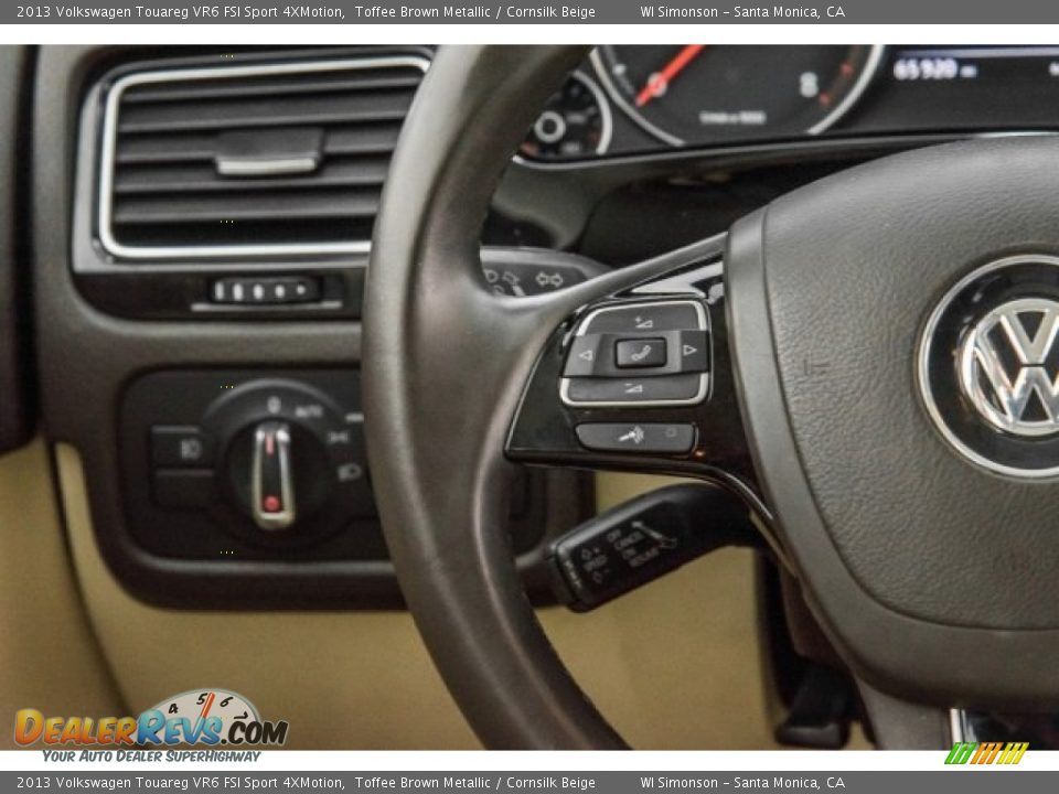 2013 Volkswagen Touareg VR6 FSI Sport 4XMotion Toffee Brown Metallic / Cornsilk Beige Photo #18