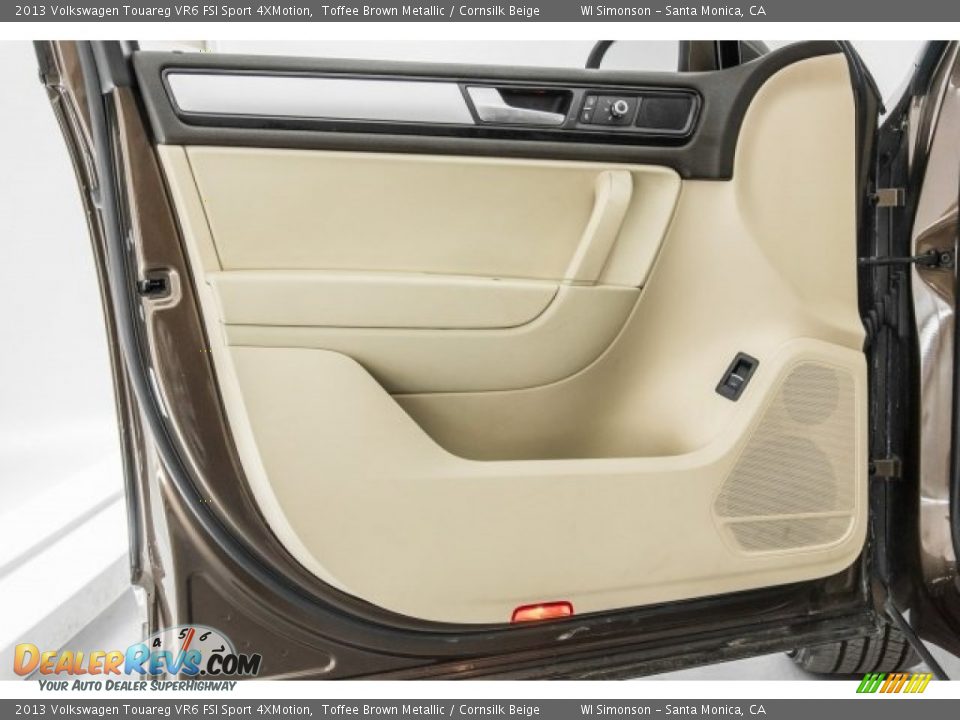 2013 Volkswagen Touareg VR6 FSI Sport 4XMotion Toffee Brown Metallic / Cornsilk Beige Photo #23