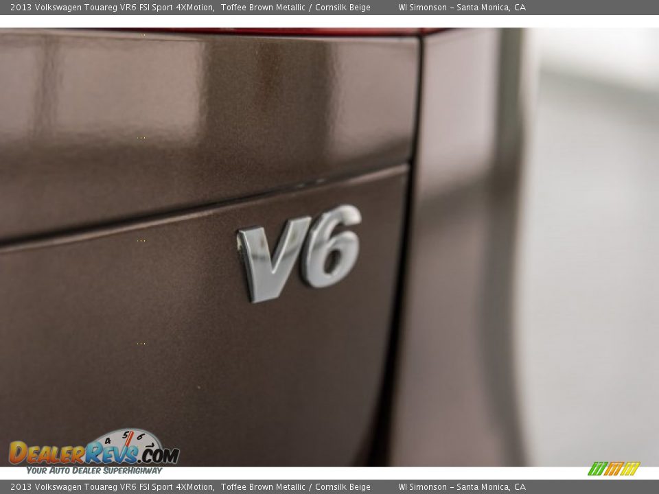 2013 Volkswagen Touareg VR6 FSI Sport 4XMotion Toffee Brown Metallic / Cornsilk Beige Photo #25
