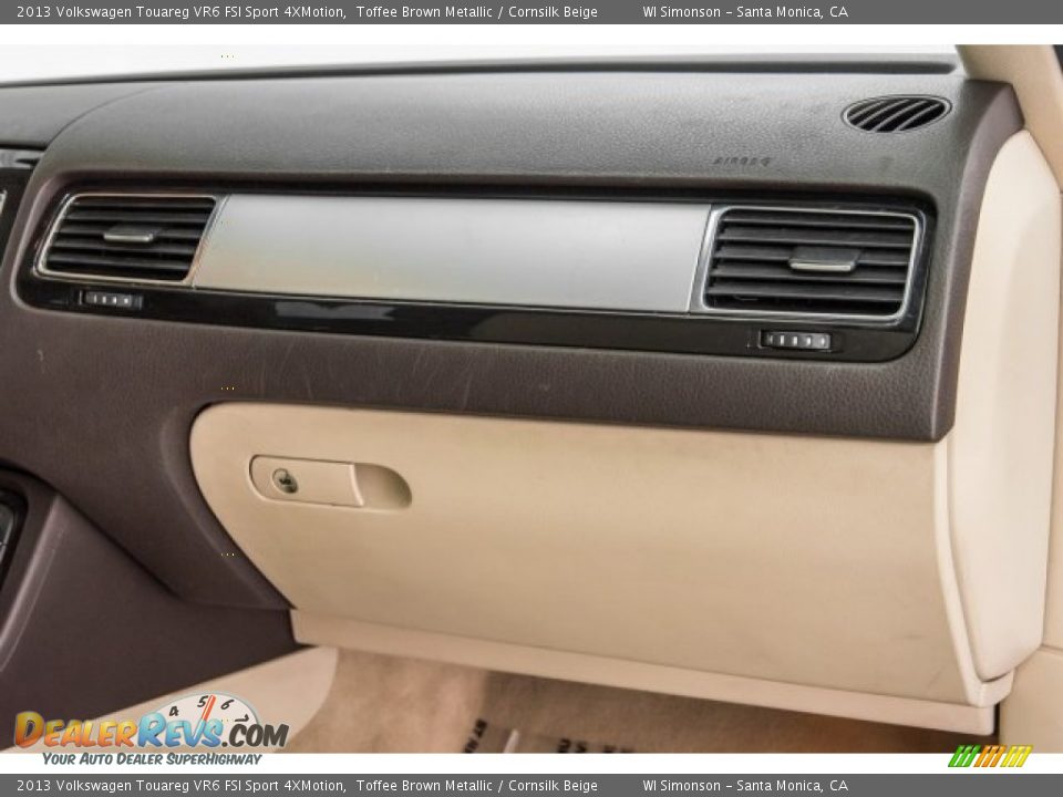 2013 Volkswagen Touareg VR6 FSI Sport 4XMotion Toffee Brown Metallic / Cornsilk Beige Photo #26