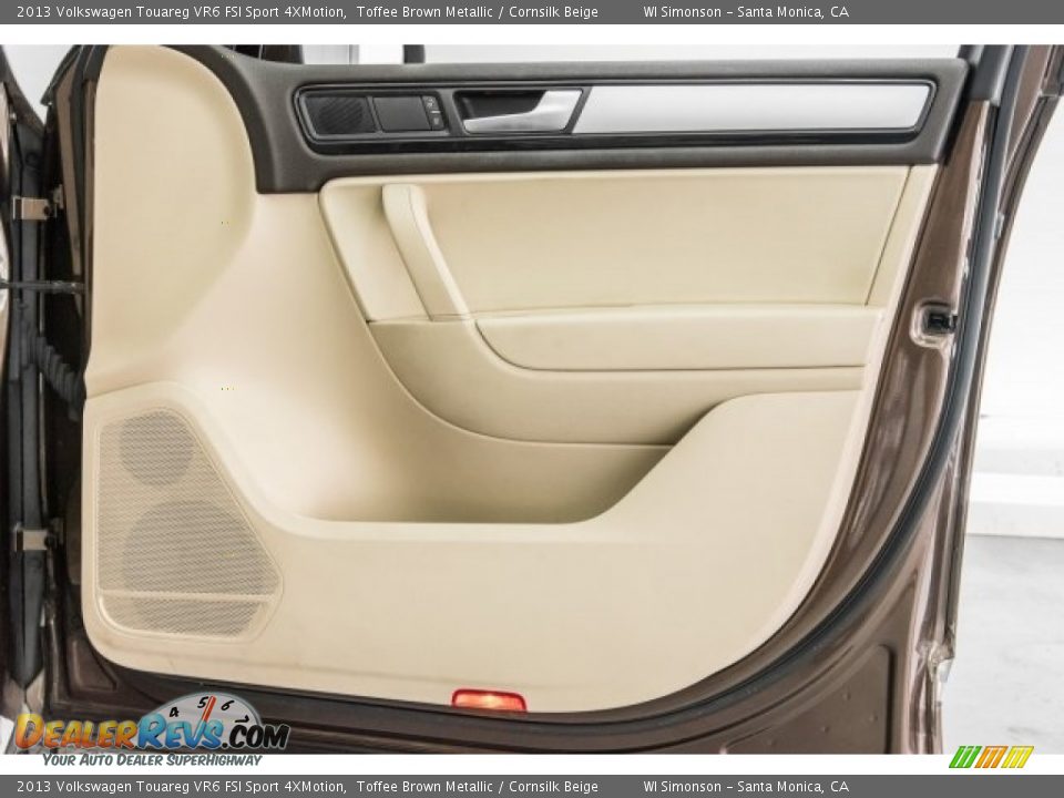 2013 Volkswagen Touareg VR6 FSI Sport 4XMotion Toffee Brown Metallic / Cornsilk Beige Photo #28