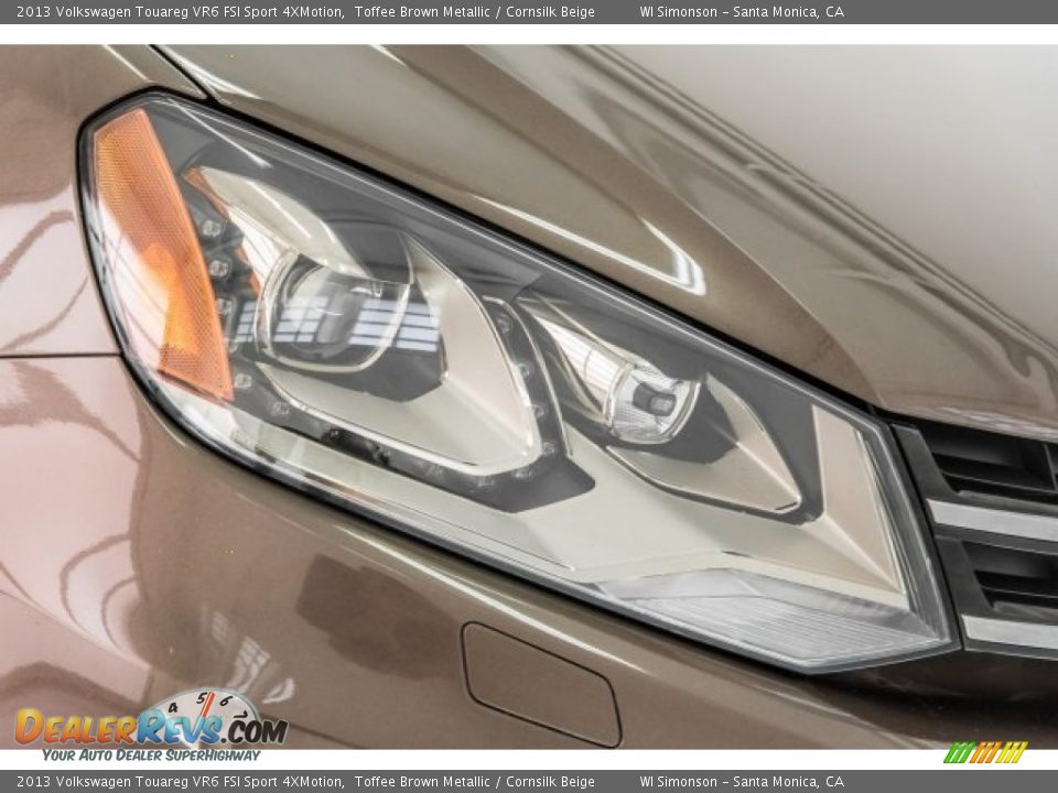 2013 Volkswagen Touareg VR6 FSI Sport 4XMotion Toffee Brown Metallic / Cornsilk Beige Photo #30