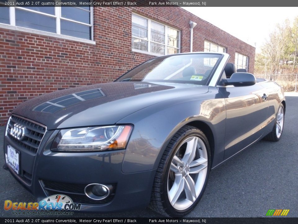 2011 Audi A5 2.0T quattro Convertible Meteor Grey Pearl Effect / Black Photo #1