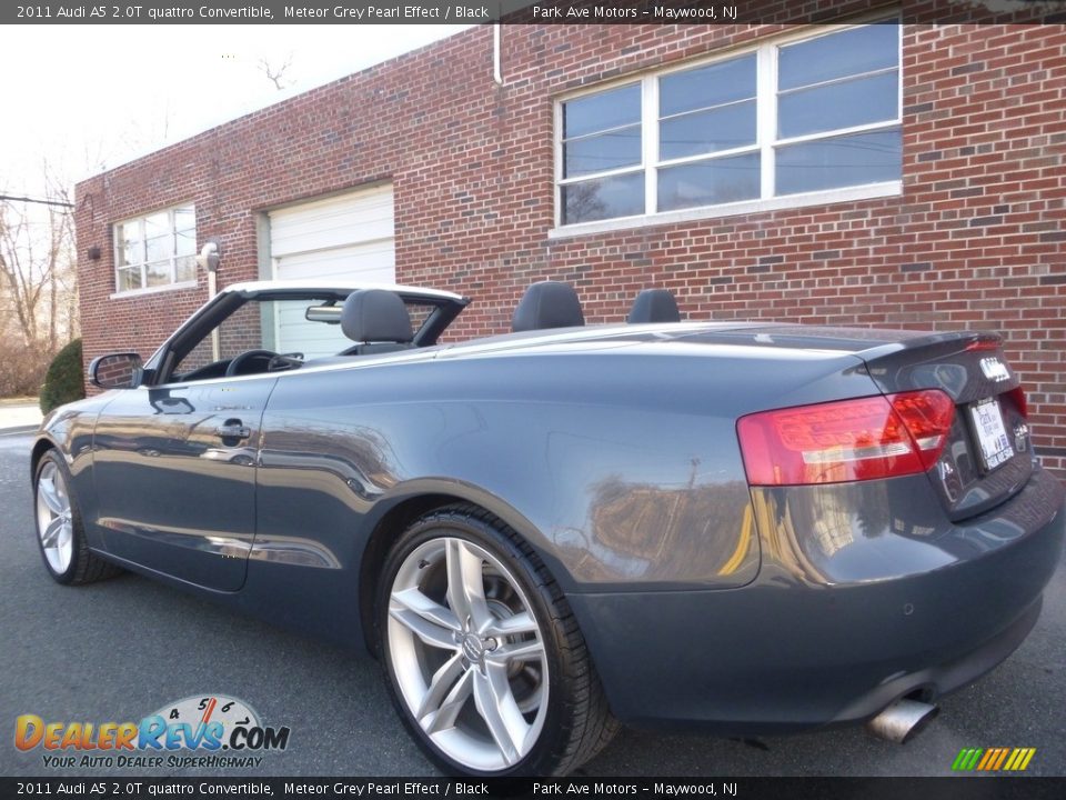 2011 Audi A5 2.0T quattro Convertible Meteor Grey Pearl Effect / Black Photo #3