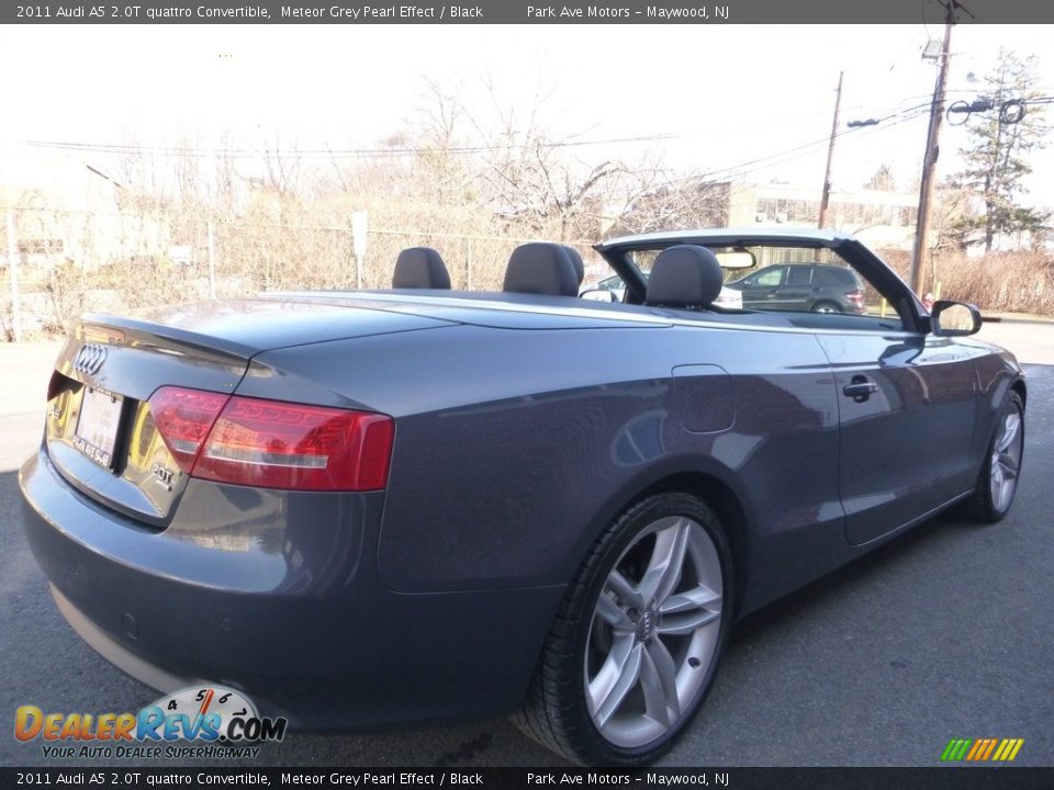 2011 Audi A5 2.0T quattro Convertible Meteor Grey Pearl Effect / Black Photo #4