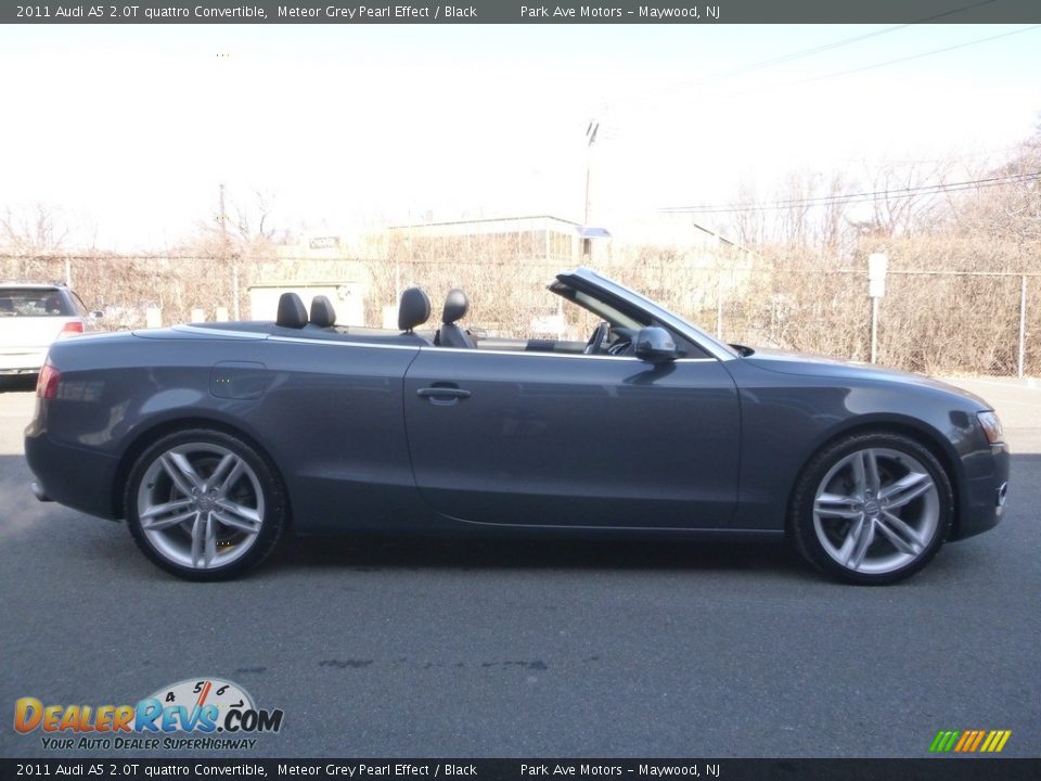2011 Audi A5 2.0T quattro Convertible Meteor Grey Pearl Effect / Black Photo #5