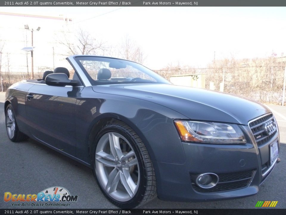 2011 Audi A5 2.0T quattro Convertible Meteor Grey Pearl Effect / Black Photo #6