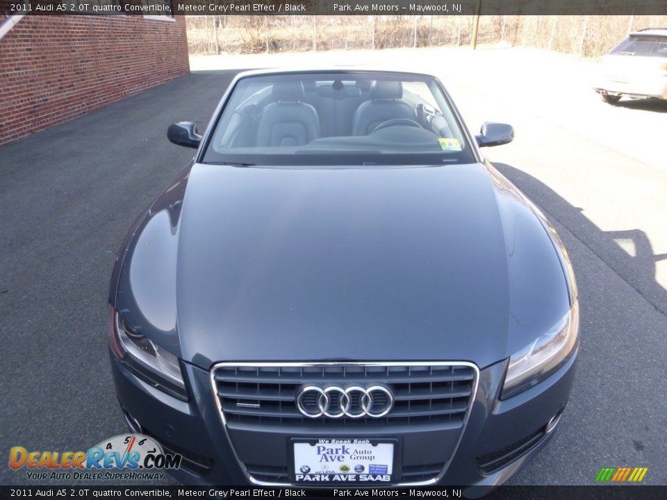 2011 Audi A5 2.0T quattro Convertible Meteor Grey Pearl Effect / Black Photo #7
