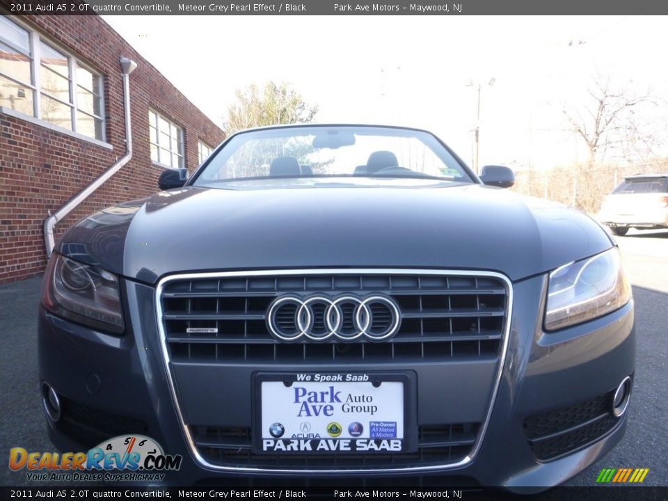 2011 Audi A5 2.0T quattro Convertible Meteor Grey Pearl Effect / Black Photo #8