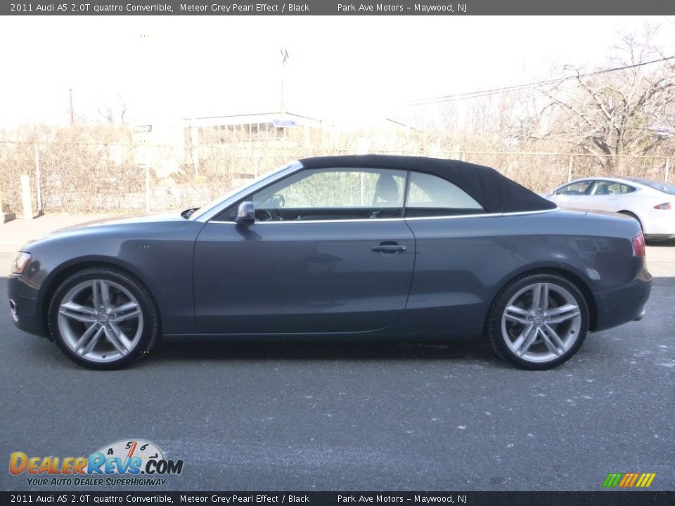 2011 Audi A5 2.0T quattro Convertible Meteor Grey Pearl Effect / Black Photo #10
