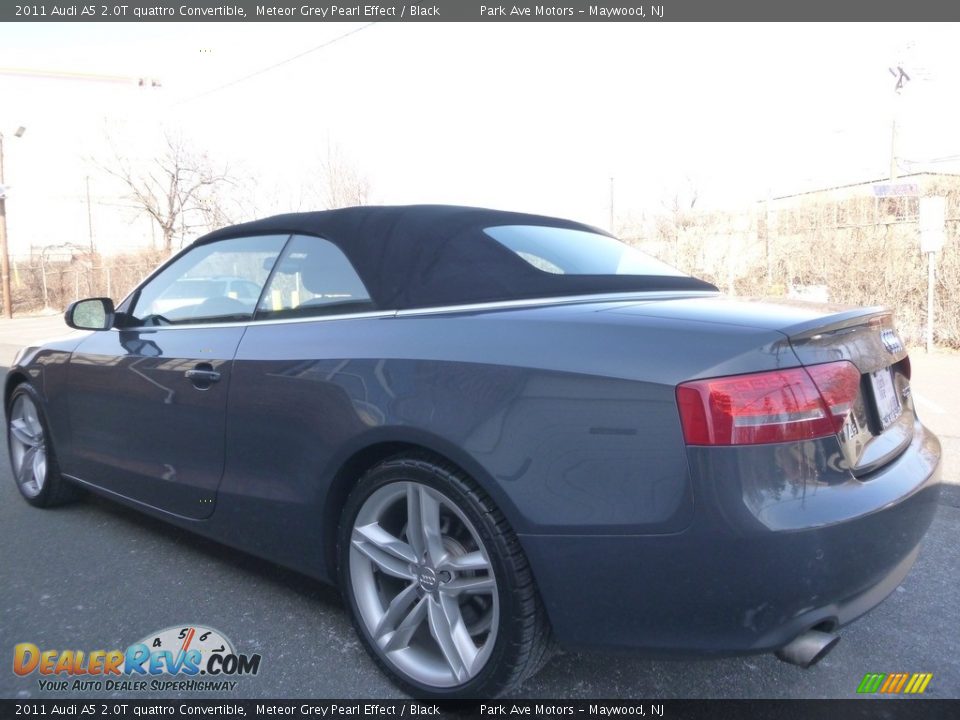 2011 Audi A5 2.0T quattro Convertible Meteor Grey Pearl Effect / Black Photo #11