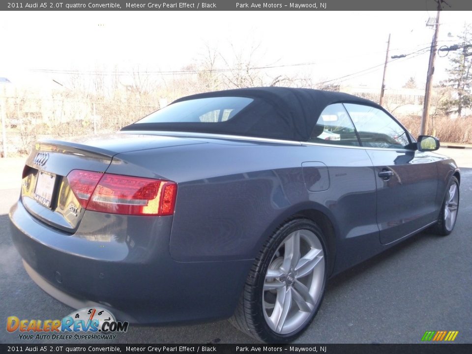 2011 Audi A5 2.0T quattro Convertible Meteor Grey Pearl Effect / Black Photo #13
