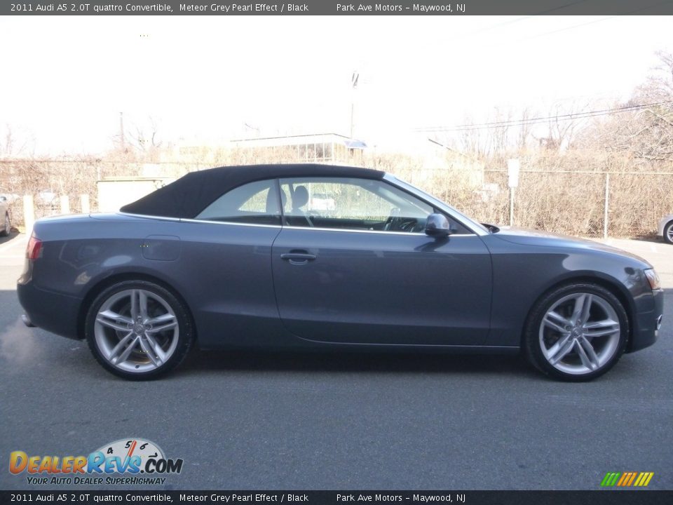 2011 Audi A5 2.0T quattro Convertible Meteor Grey Pearl Effect / Black Photo #14