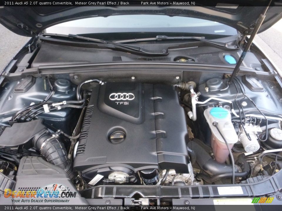 2011 Audi A5 2.0T quattro Convertible Meteor Grey Pearl Effect / Black Photo #18
