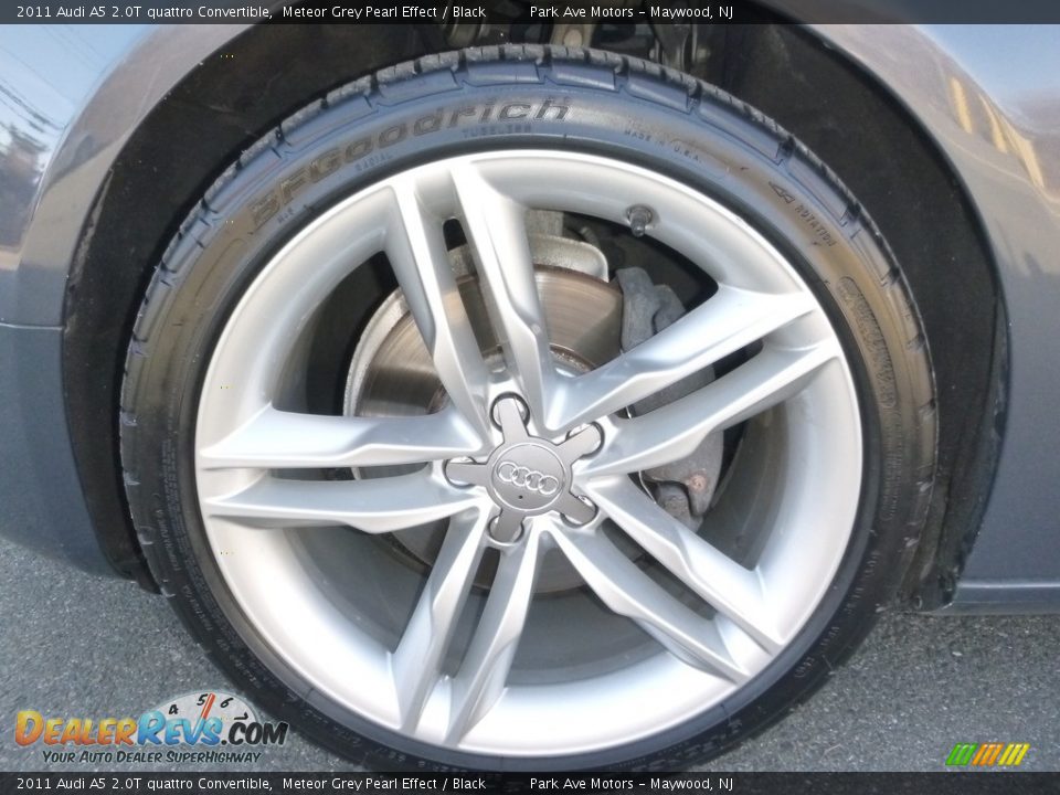 2011 Audi A5 2.0T quattro Convertible Meteor Grey Pearl Effect / Black Photo #19