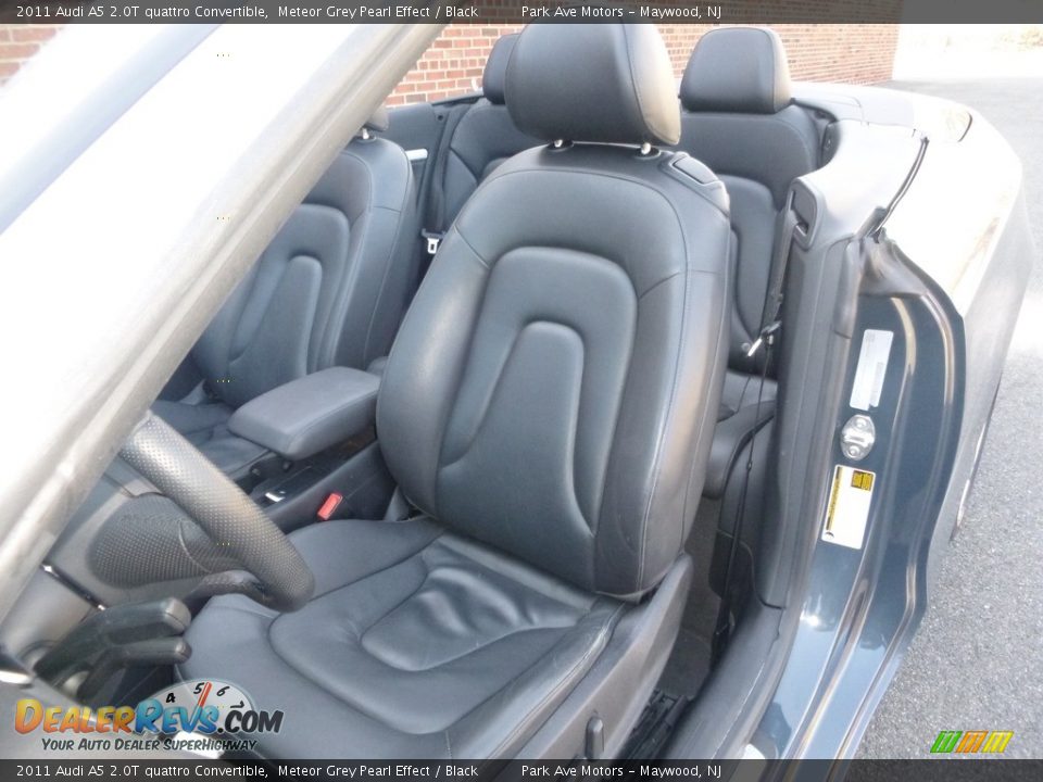 2011 Audi A5 2.0T quattro Convertible Meteor Grey Pearl Effect / Black Photo #22