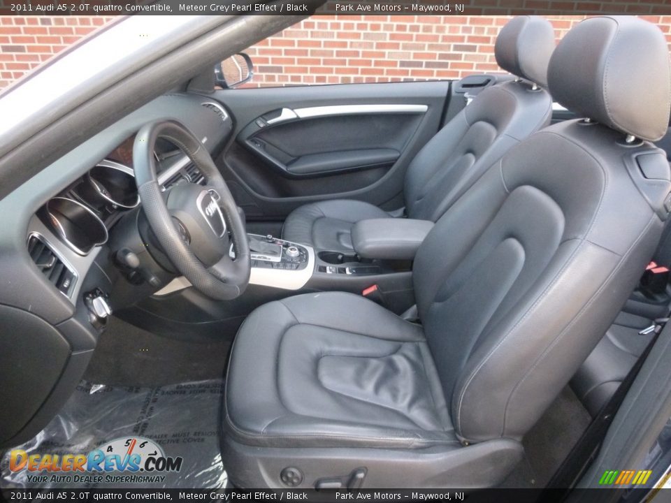 2011 Audi A5 2.0T quattro Convertible Meteor Grey Pearl Effect / Black Photo #23