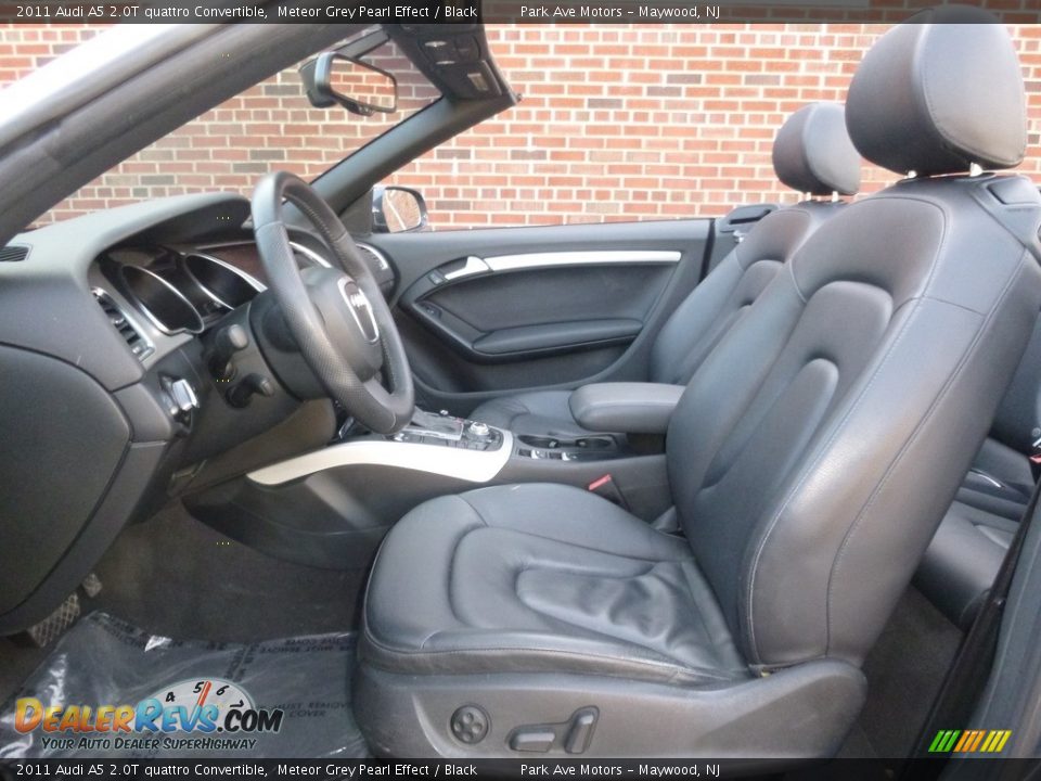 2011 Audi A5 2.0T quattro Convertible Meteor Grey Pearl Effect / Black Photo #24