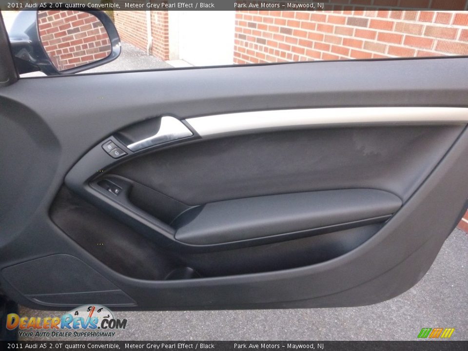 2011 Audi A5 2.0T quattro Convertible Meteor Grey Pearl Effect / Black Photo #27