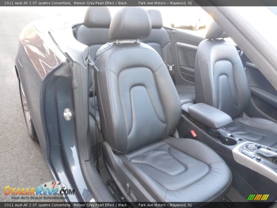 2011 Audi A5 2.0T quattro Convertible Meteor Grey Pearl Effect / Black Photo #28