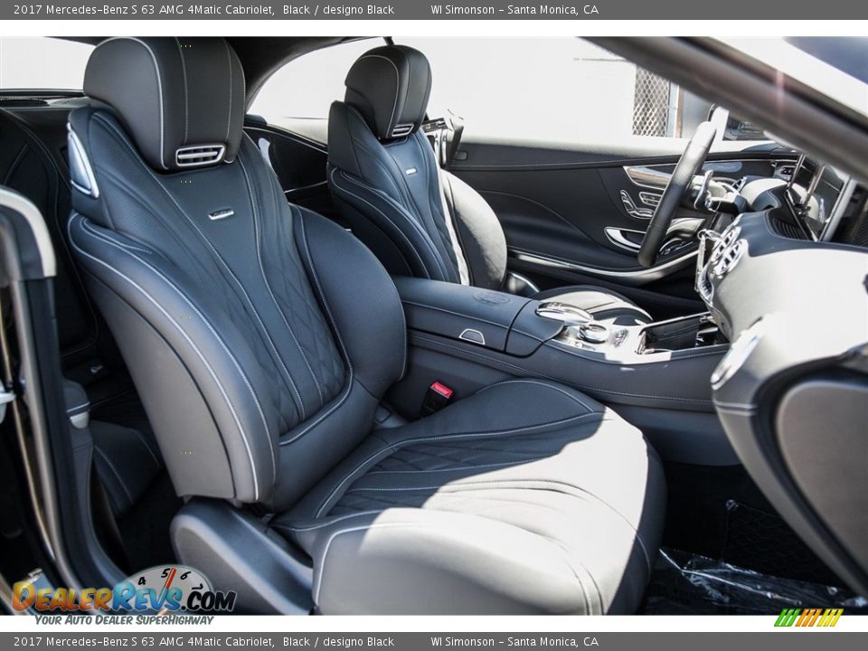 2017 Mercedes-Benz S 63 AMG 4Matic Cabriolet Black / designo Black Photo #2
