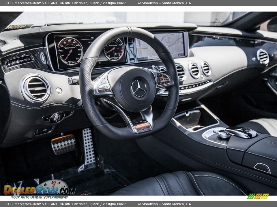 2017 Mercedes-Benz S 63 AMG 4Matic Cabriolet Black / designo Black Photo #5