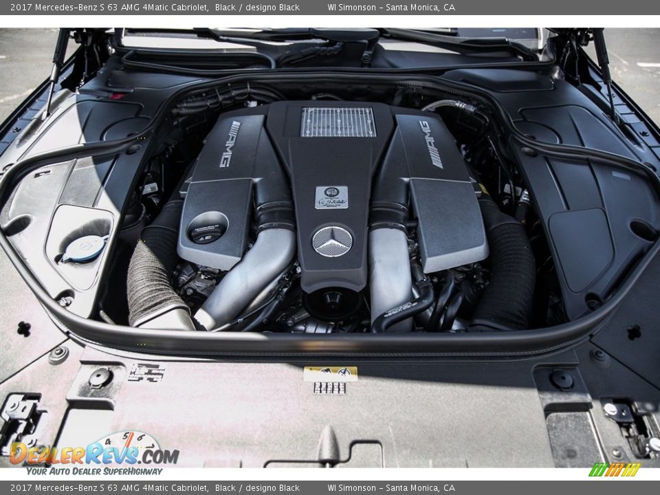 2017 Mercedes-Benz S 63 AMG 4Matic Cabriolet Black / designo Black Photo #8