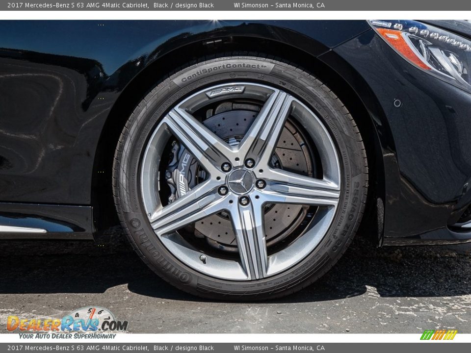 2017 Mercedes-Benz S 63 AMG 4Matic Cabriolet Black / designo Black Photo #9