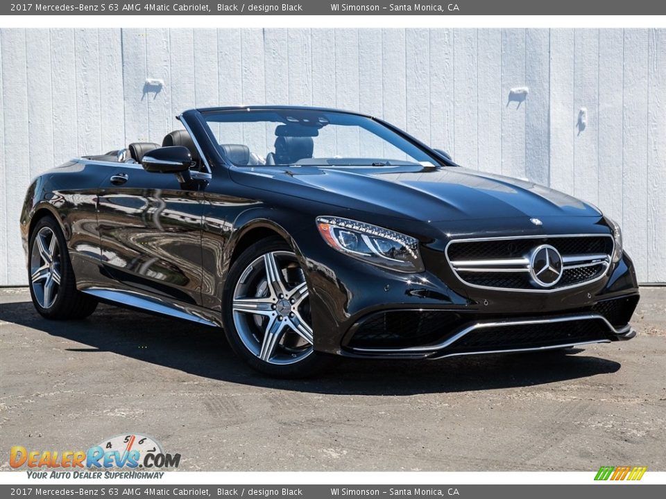 2017 Mercedes-Benz S 63 AMG 4Matic Cabriolet Black / designo Black Photo #12