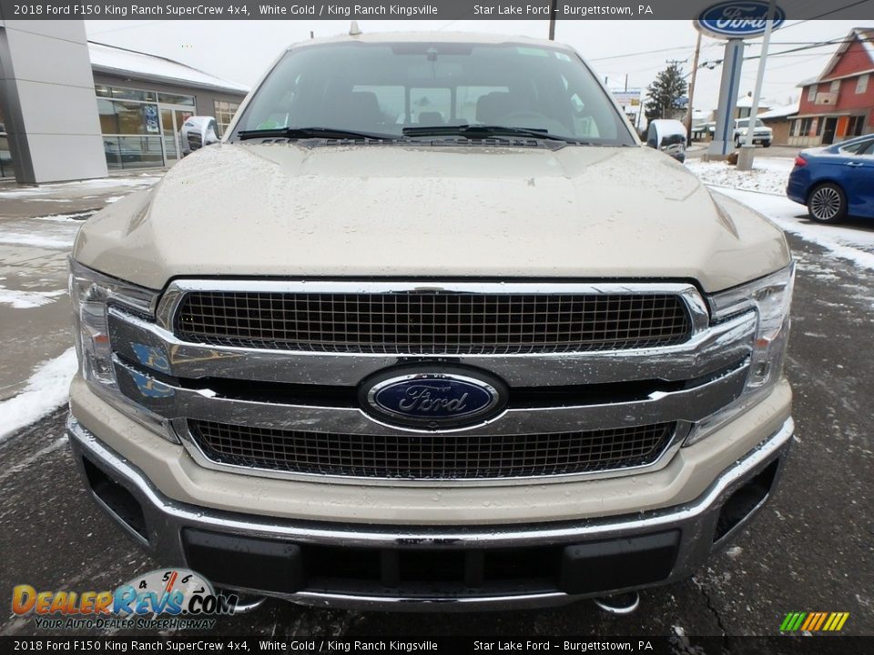 2018 Ford F150 King Ranch SuperCrew 4x4 White Gold / King Ranch Kingsville Photo #2