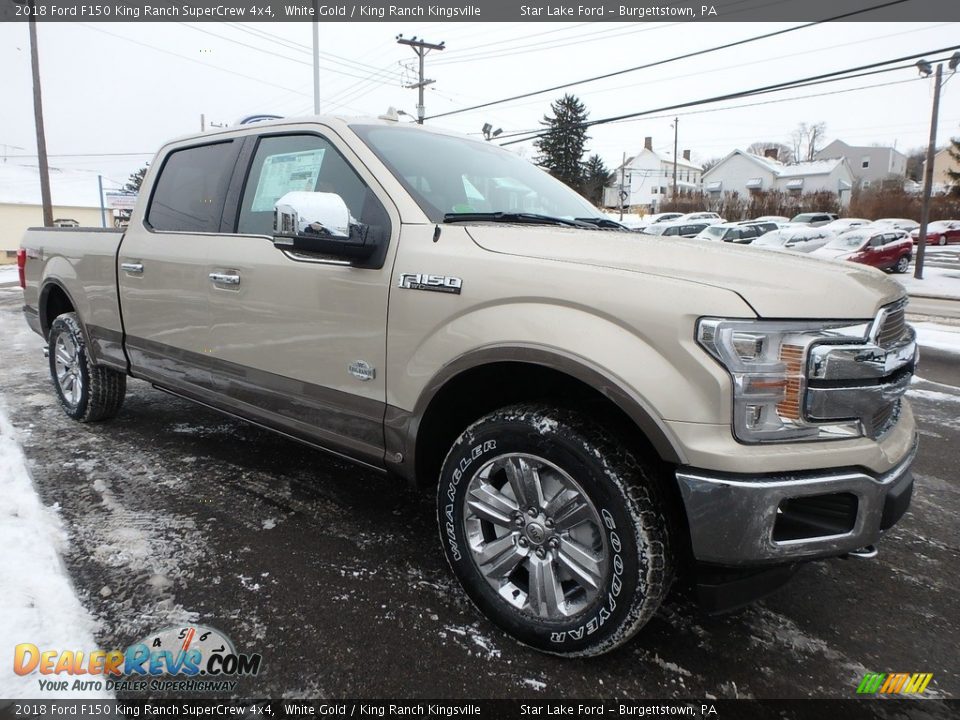 2018 Ford F150 King Ranch SuperCrew 4x4 White Gold / King Ranch Kingsville Photo #3