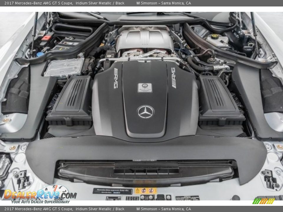 2017 Mercedes-Benz AMG GT S Coupe 4.0 Liter AMG Twin-Turbocharged DOHC 32-Valve VVT V8 Engine Photo #9
