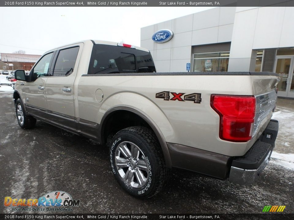 2018 Ford F150 King Ranch SuperCrew 4x4 White Gold / King Ranch Kingsville Photo #7