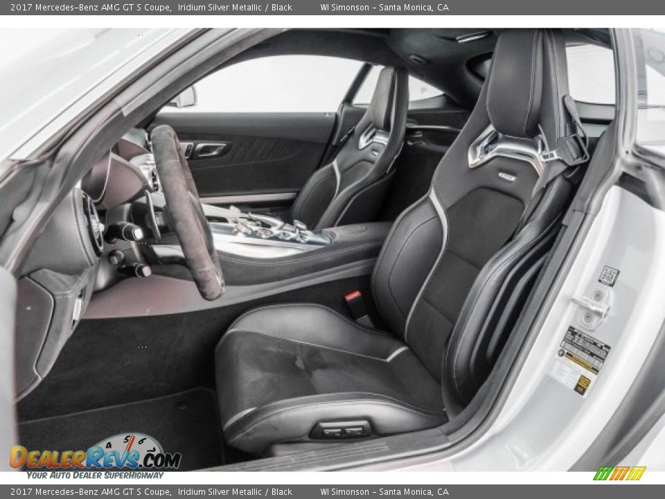 Black Interior - 2017 Mercedes-Benz AMG GT S Coupe Photo #16