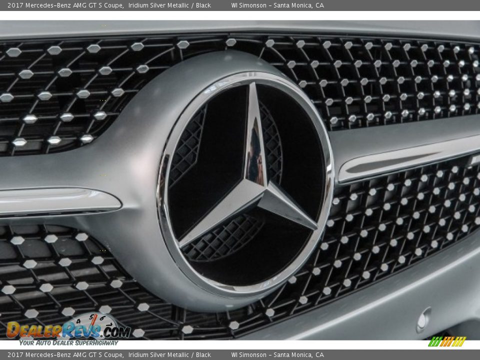 2017 Mercedes-Benz AMG GT S Coupe Iridium Silver Metallic / Black Photo #36
