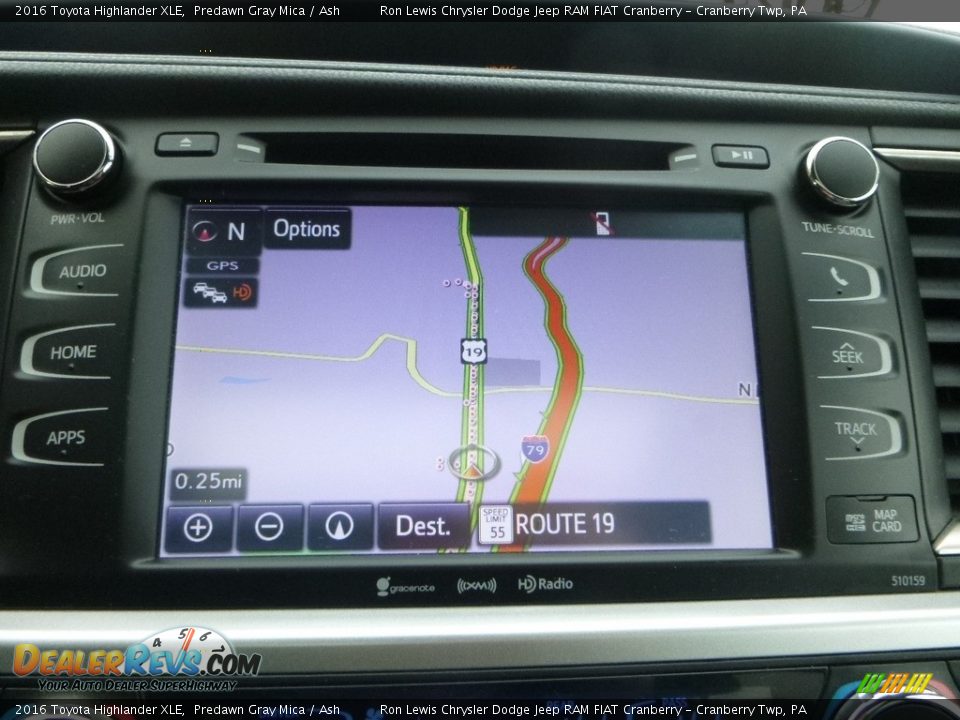 2016 Toyota Highlander XLE Predawn Gray Mica / Ash Photo #17