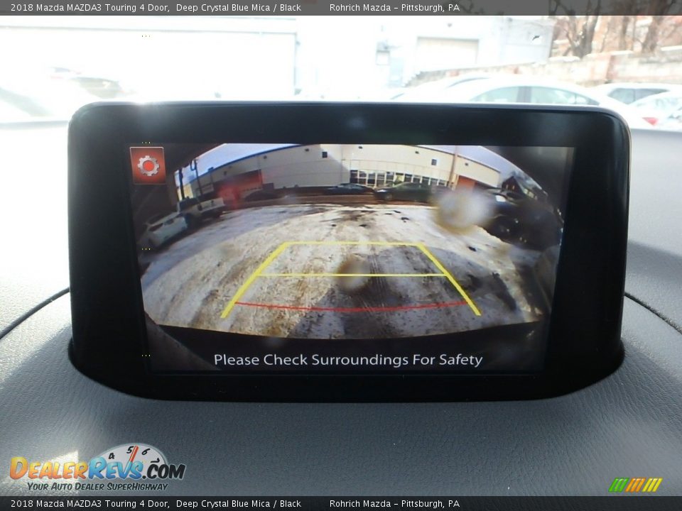 2018 Mazda MAZDA3 Touring 4 Door Deep Crystal Blue Mica / Black Photo #15