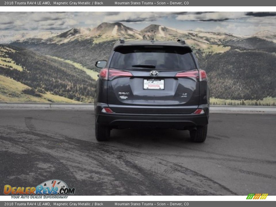 2018 Toyota RAV4 LE AWD Magnetic Gray Metallic / Black Photo #4