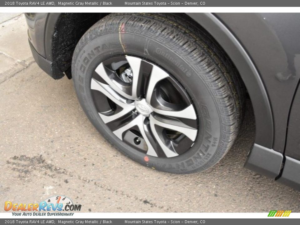 2018 Toyota RAV4 LE AWD Magnetic Gray Metallic / Black Photo #32