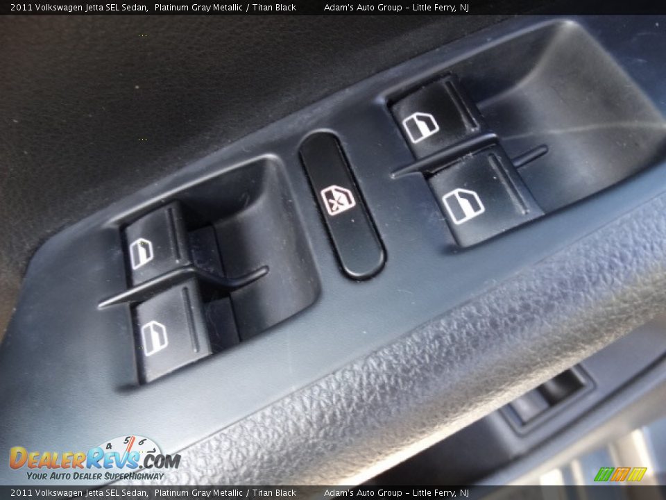 2011 Volkswagen Jetta SEL Sedan Platinum Gray Metallic / Titan Black Photo #9