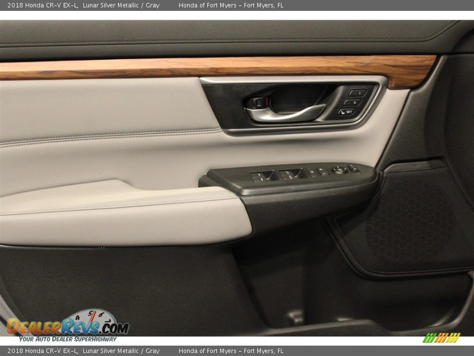 2018 Honda CR-V EX-L Lunar Silver Metallic / Gray Photo #7