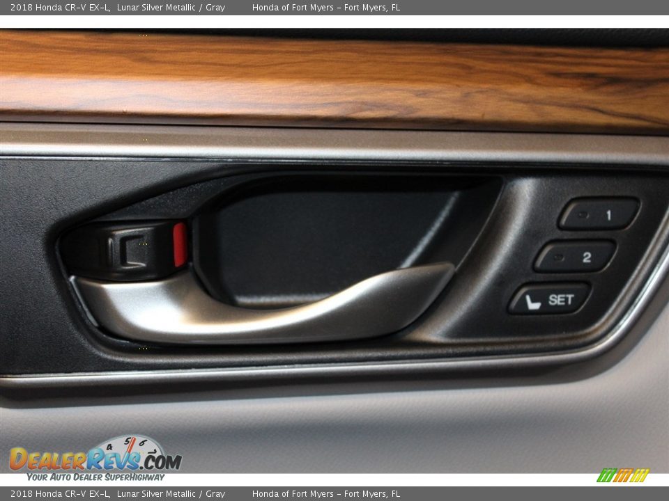 2018 Honda CR-V EX-L Lunar Silver Metallic / Gray Photo #9